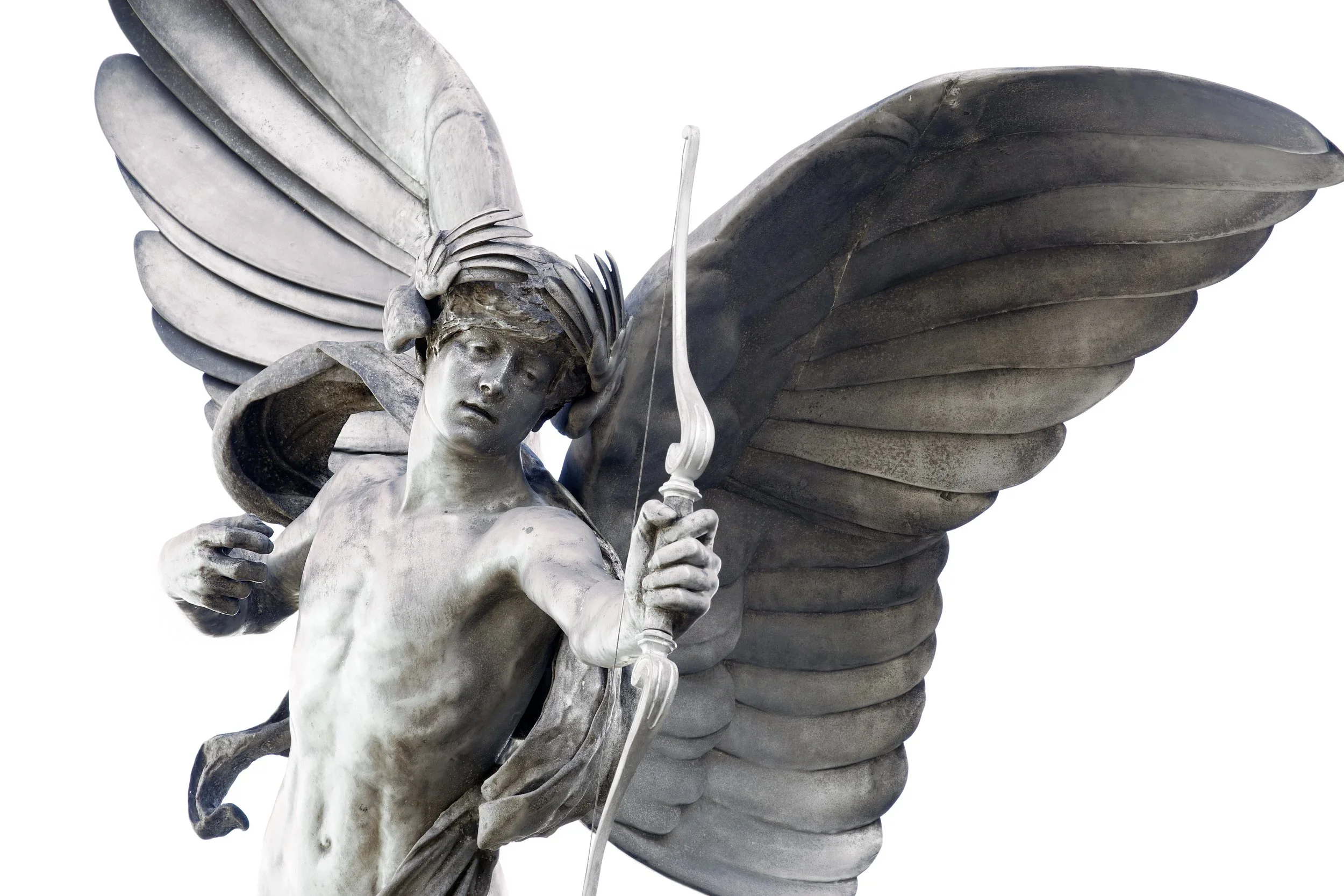 Classical statue of Cupid