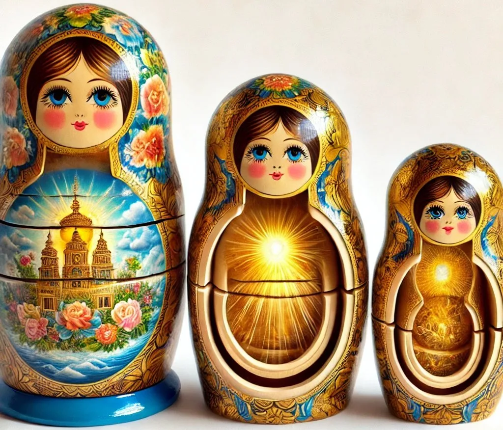 Russian Dolls Three Levels Heaven
