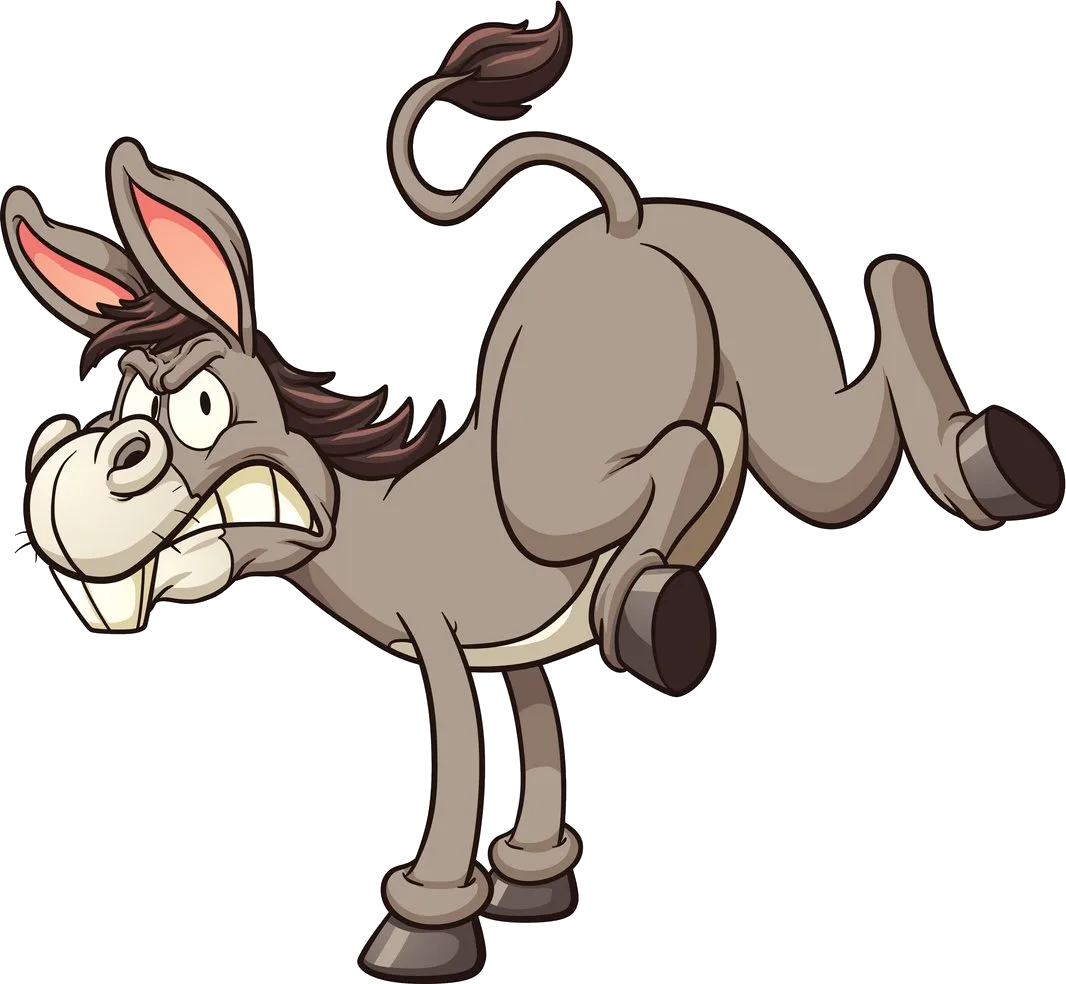 Word Truth Without Love Kindness Symbolized Belligerent Donkey Common